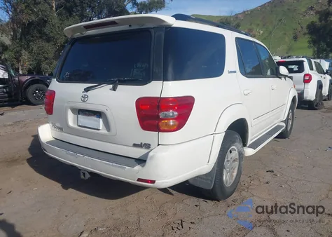 2002 Toyota Sequoia Limited V8 z USA, uszkodzony, nr VIN 5TDZT38A02S123021